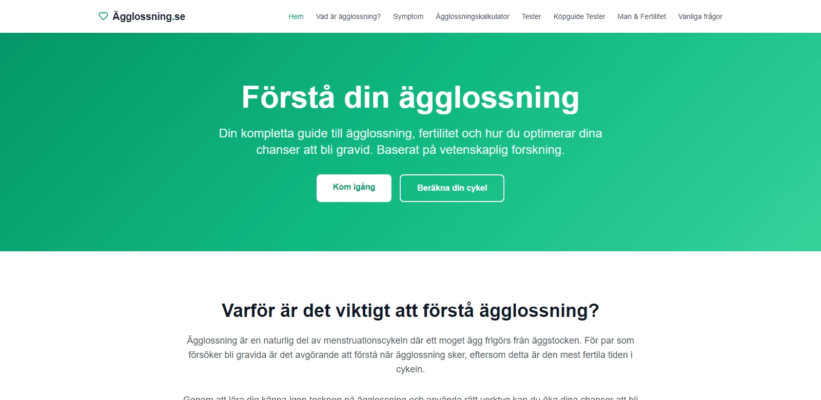 Ägglossning screenshort