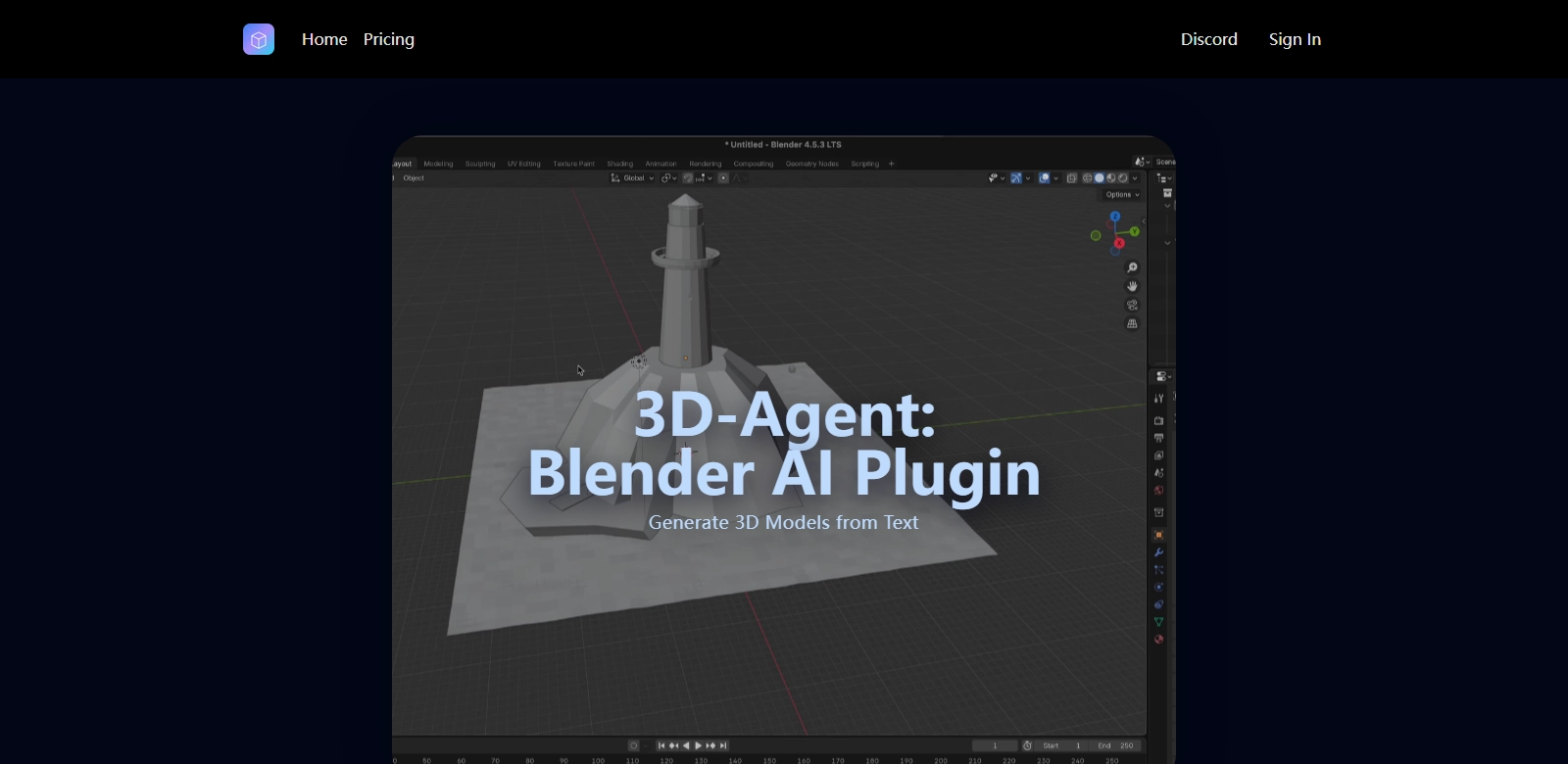 3D-Agent screenshort