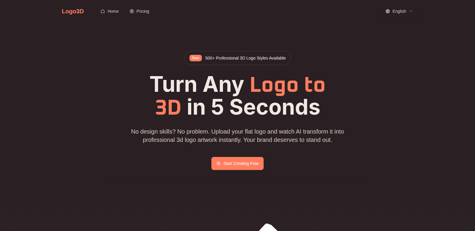 3d logo screenshot