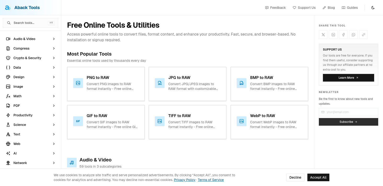 Aback Tools screenshot