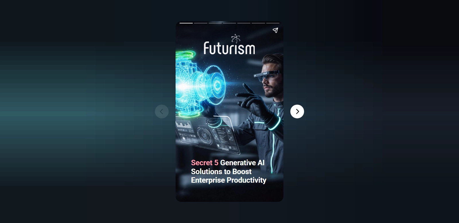 Accelerate Outcomes with 5 Generative AI Solutions screenshot