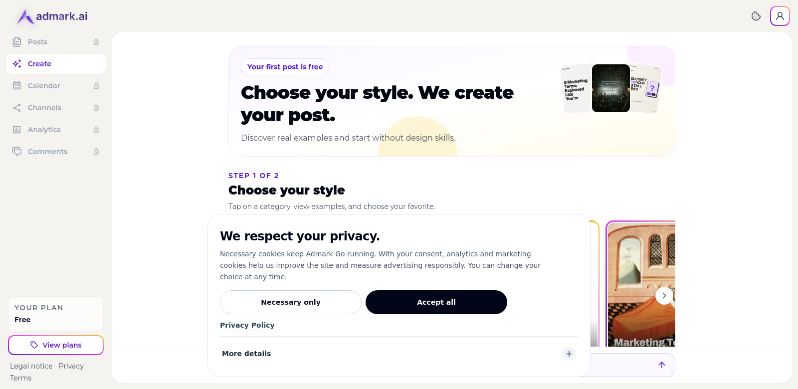 Admark Go screenshot
