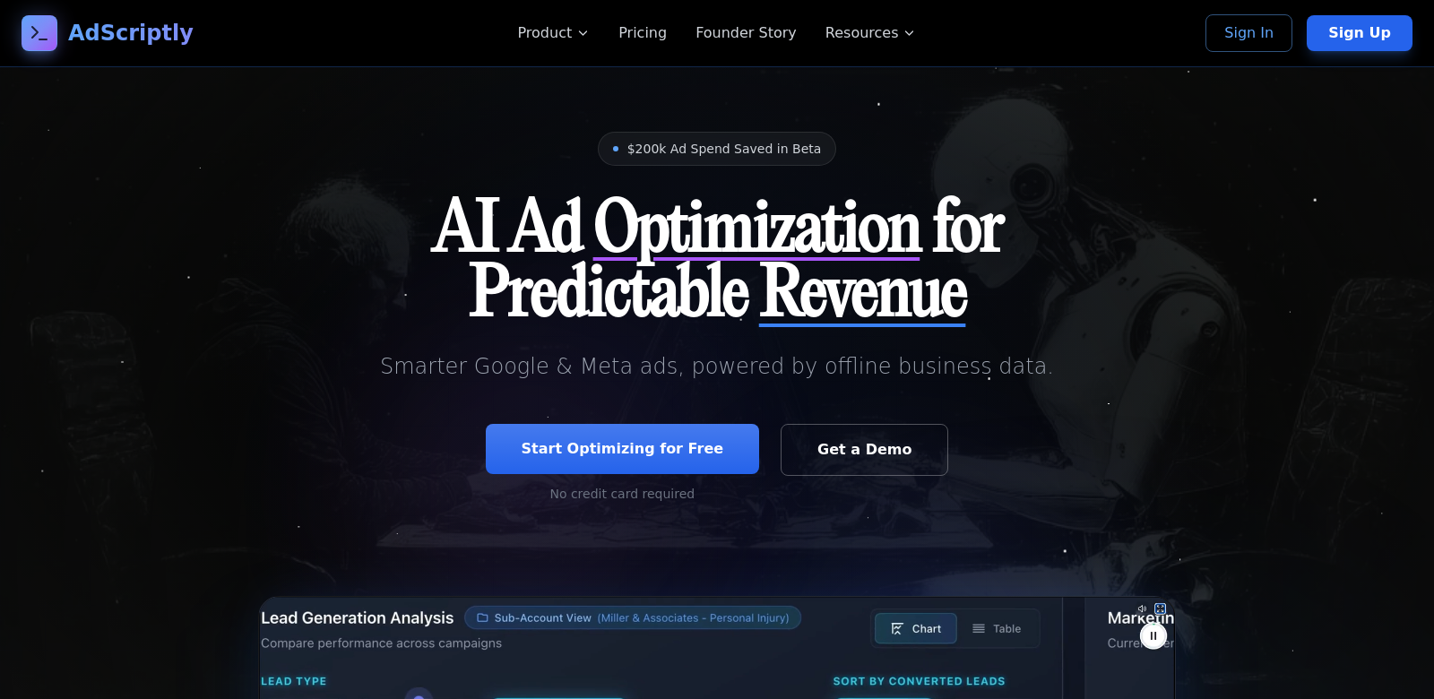 Adscriptly screenshot