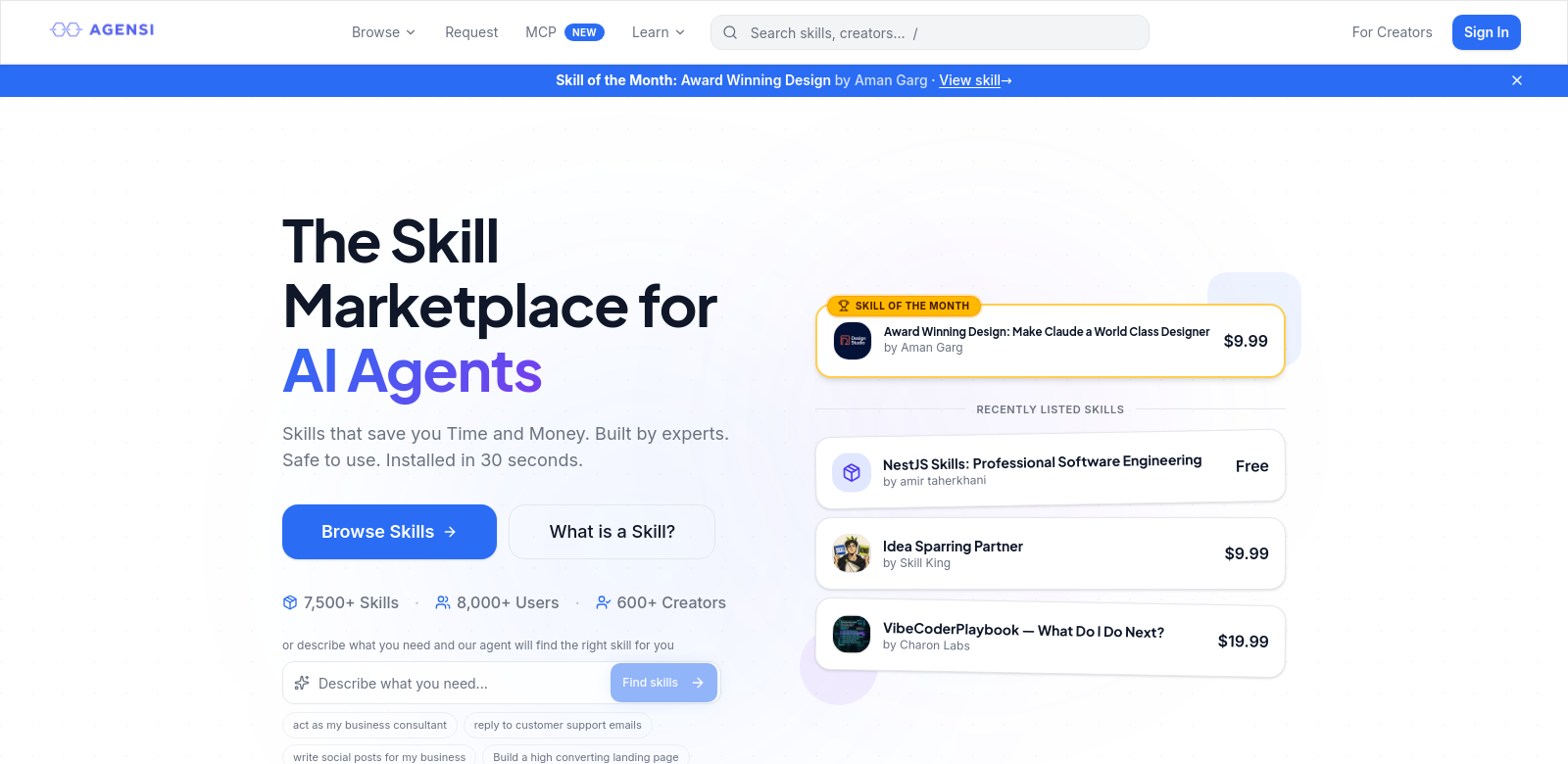 Agensi screenshot