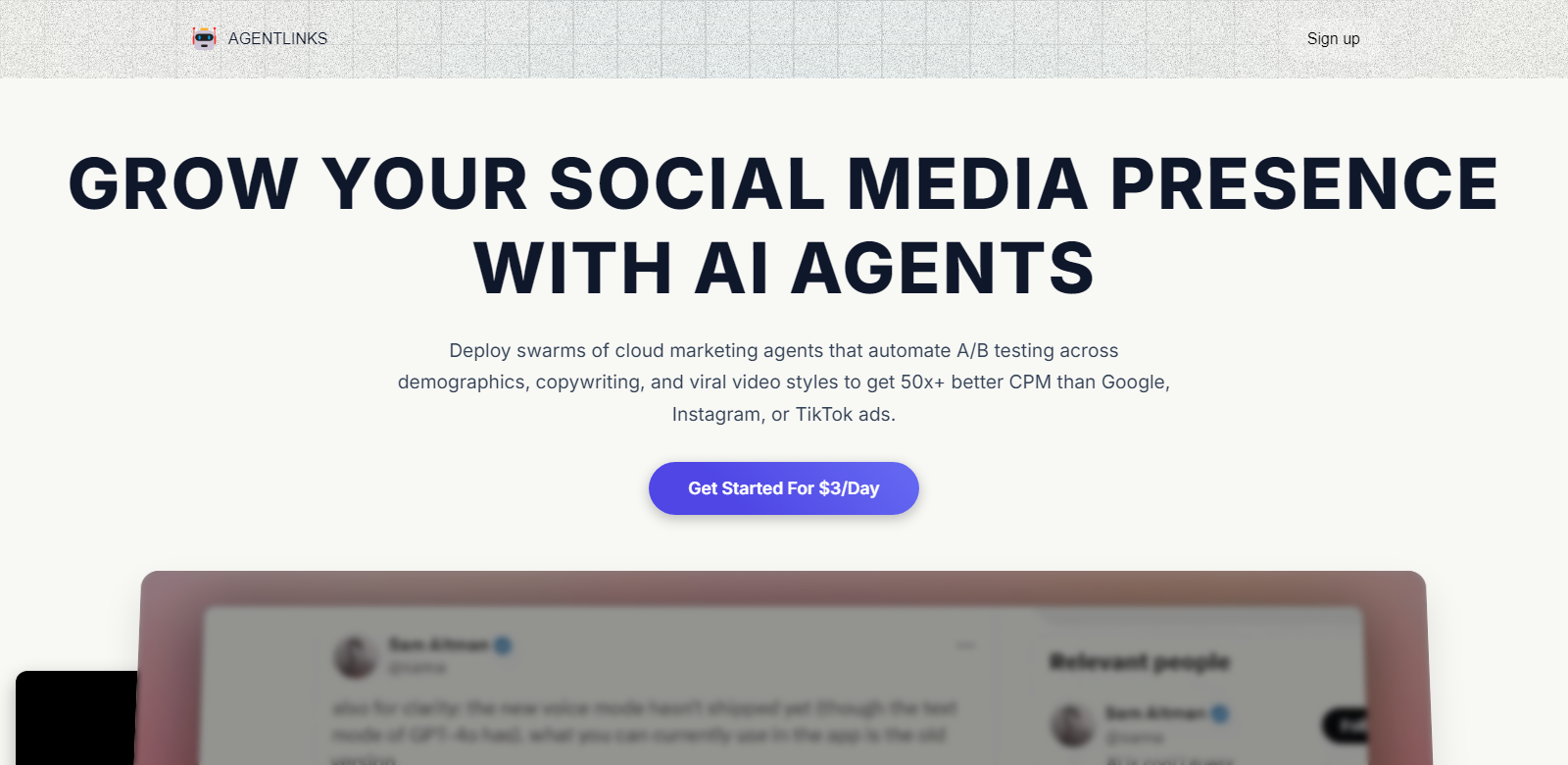 Agentlinks screenshot
