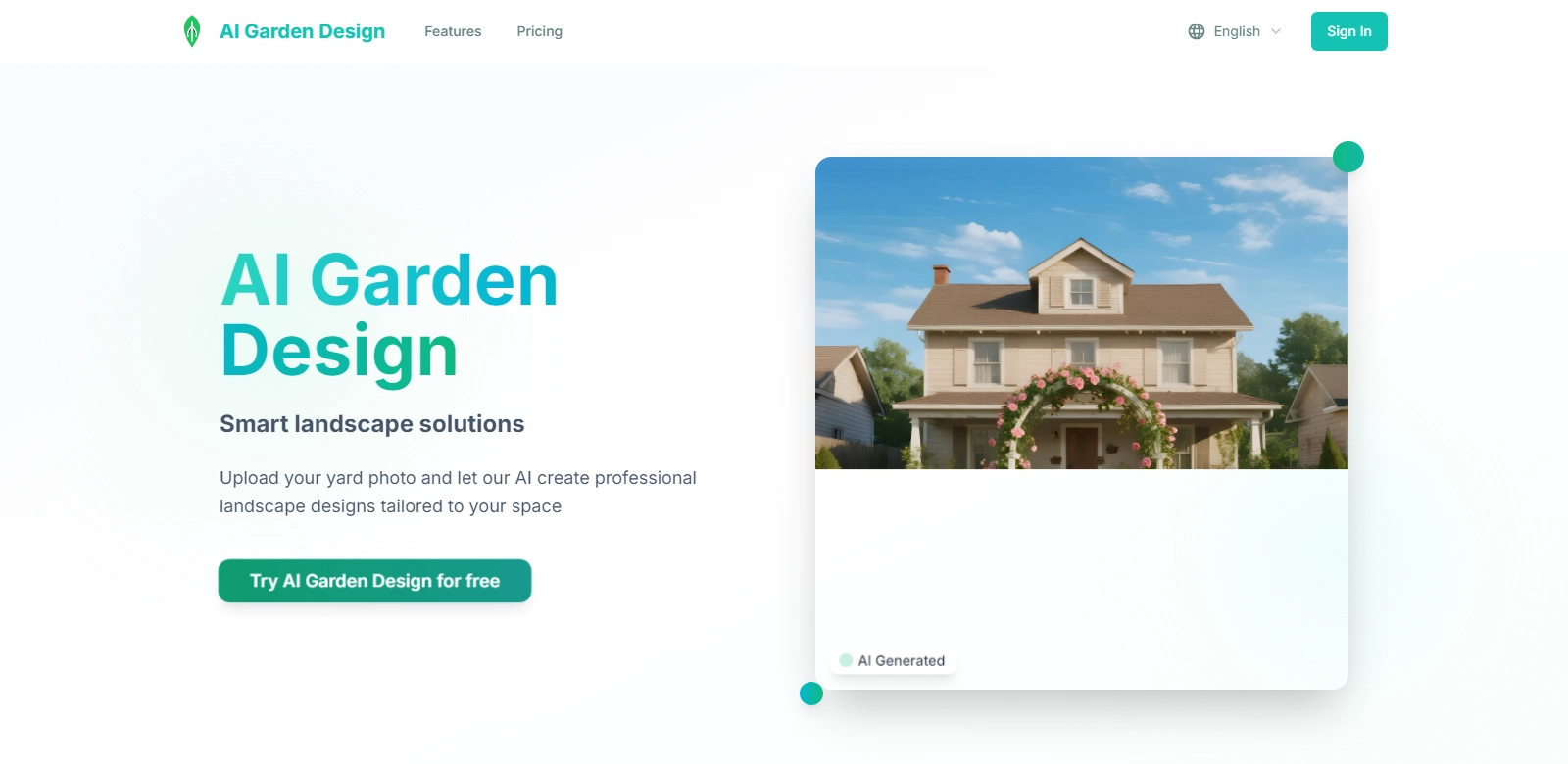 AI Garden Design screenshot