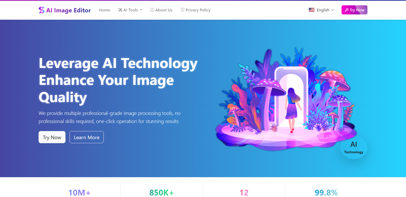 AI Image Editor screenshot