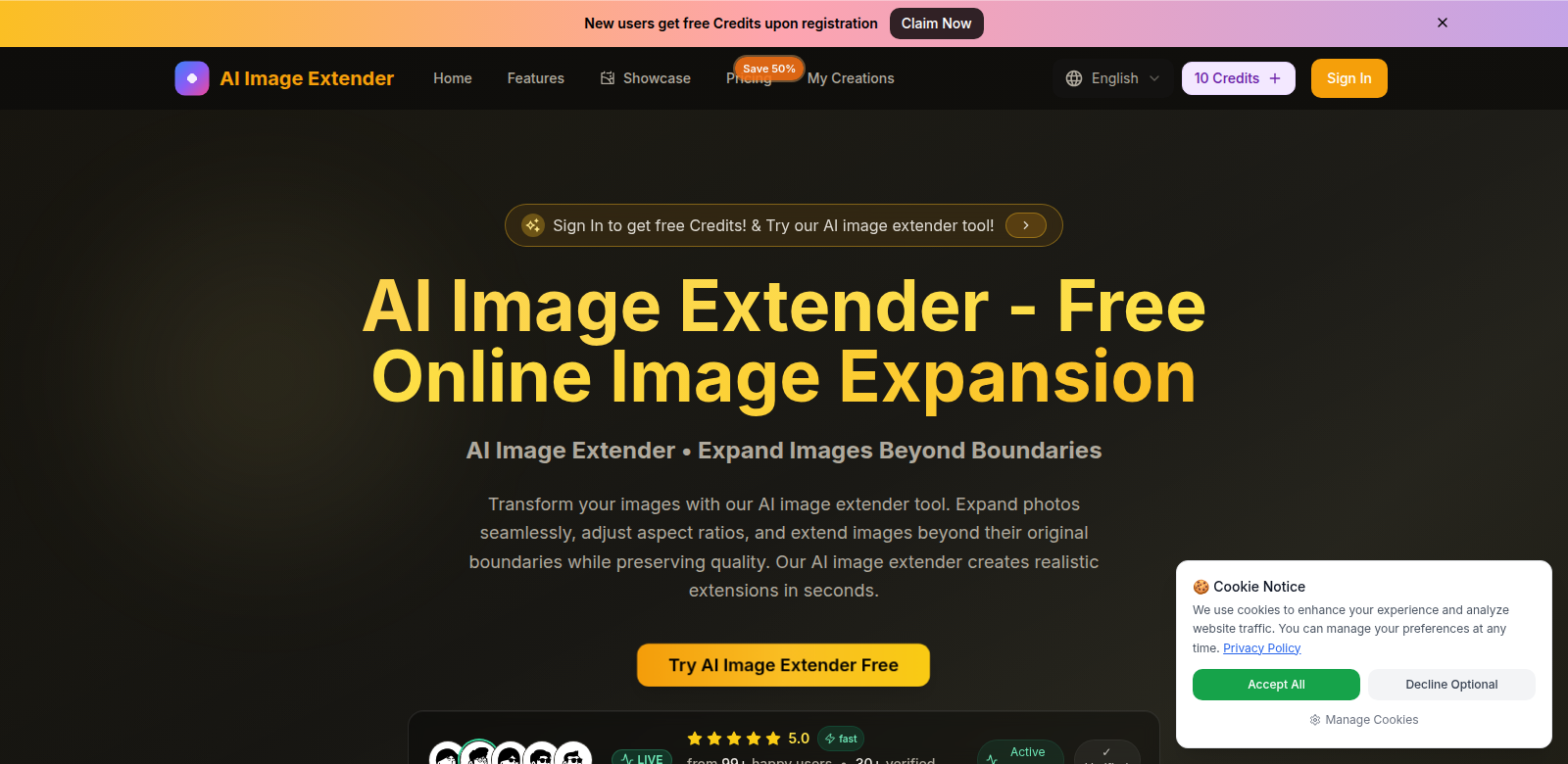 AI Image Extender screenshot