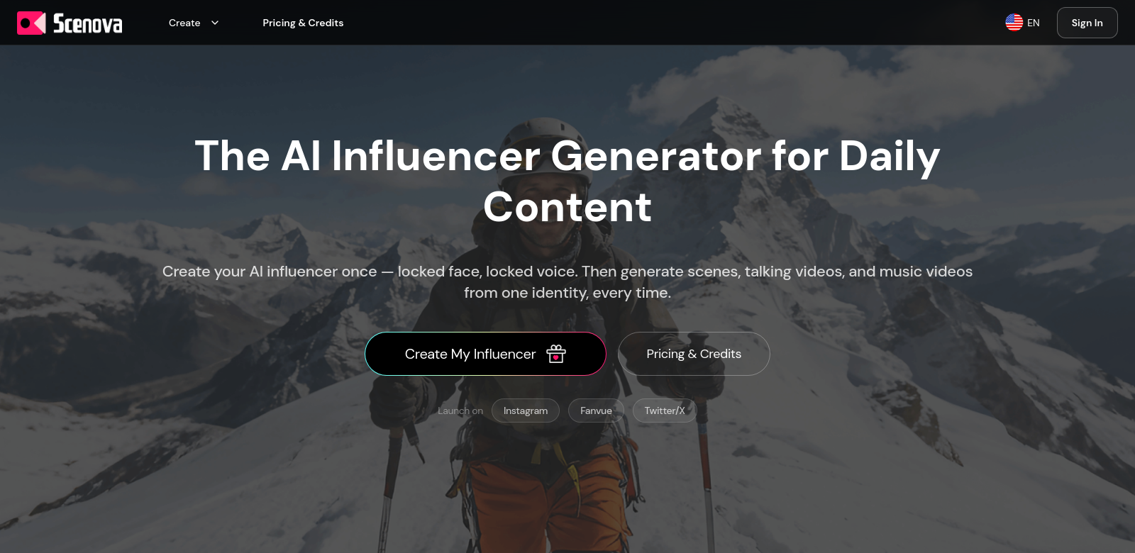 AI Influencer Generator screenshot