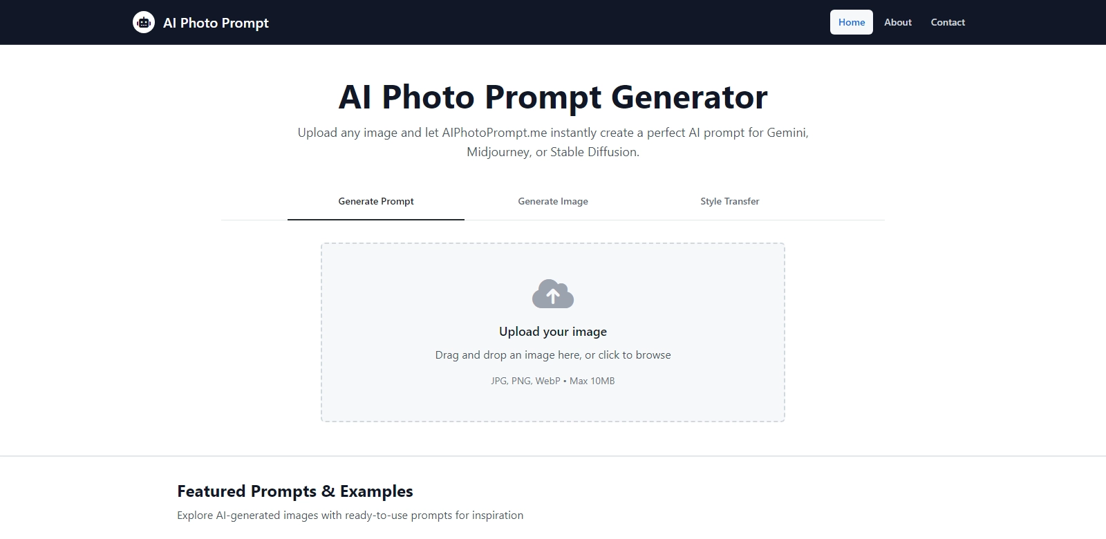 AI Photo Prompt screenshot