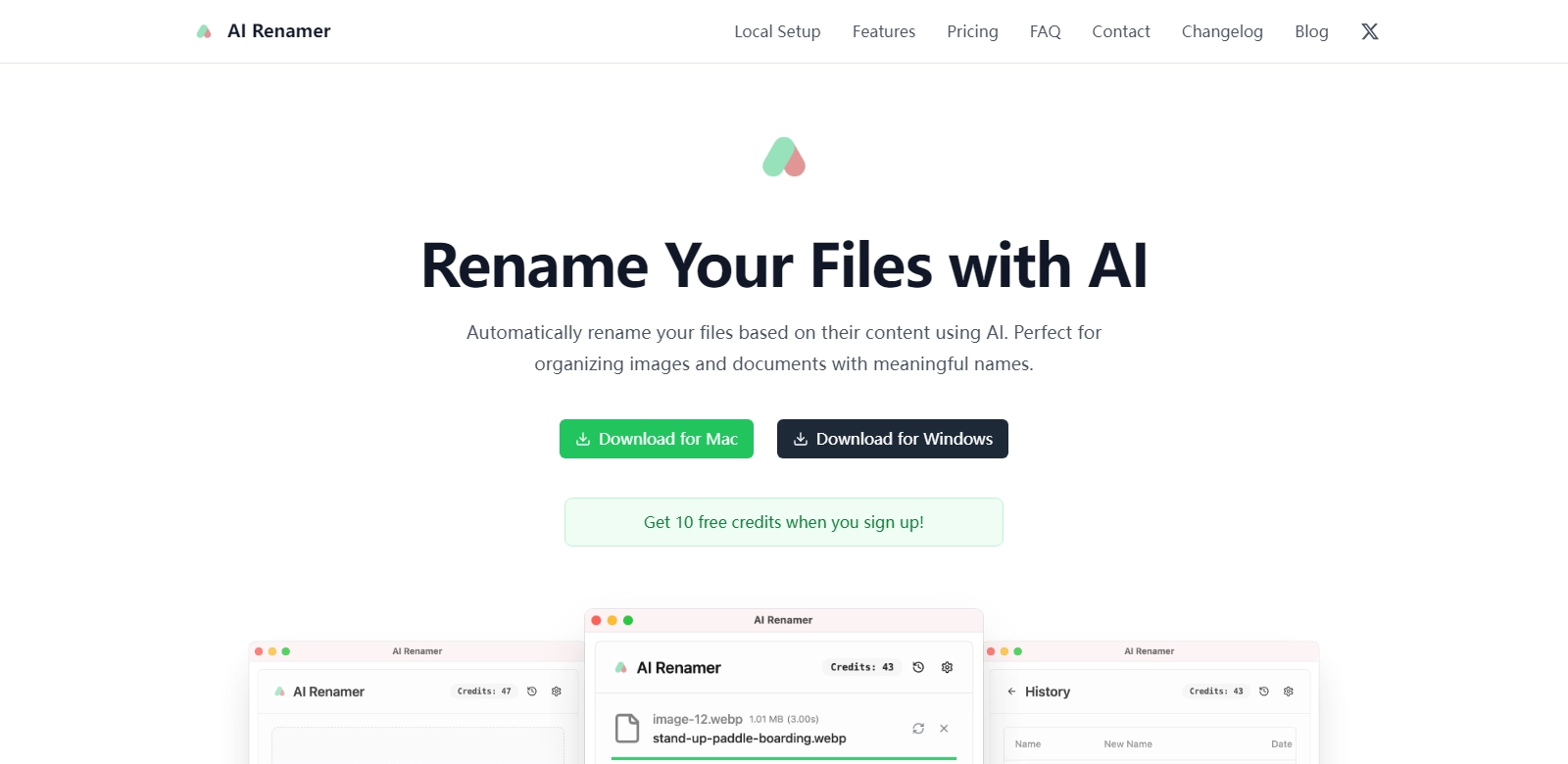 AI Renamer screenshot