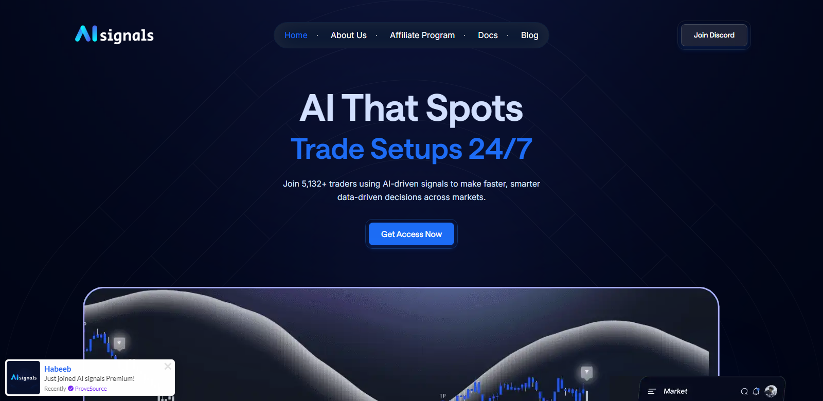AI signals screenshot