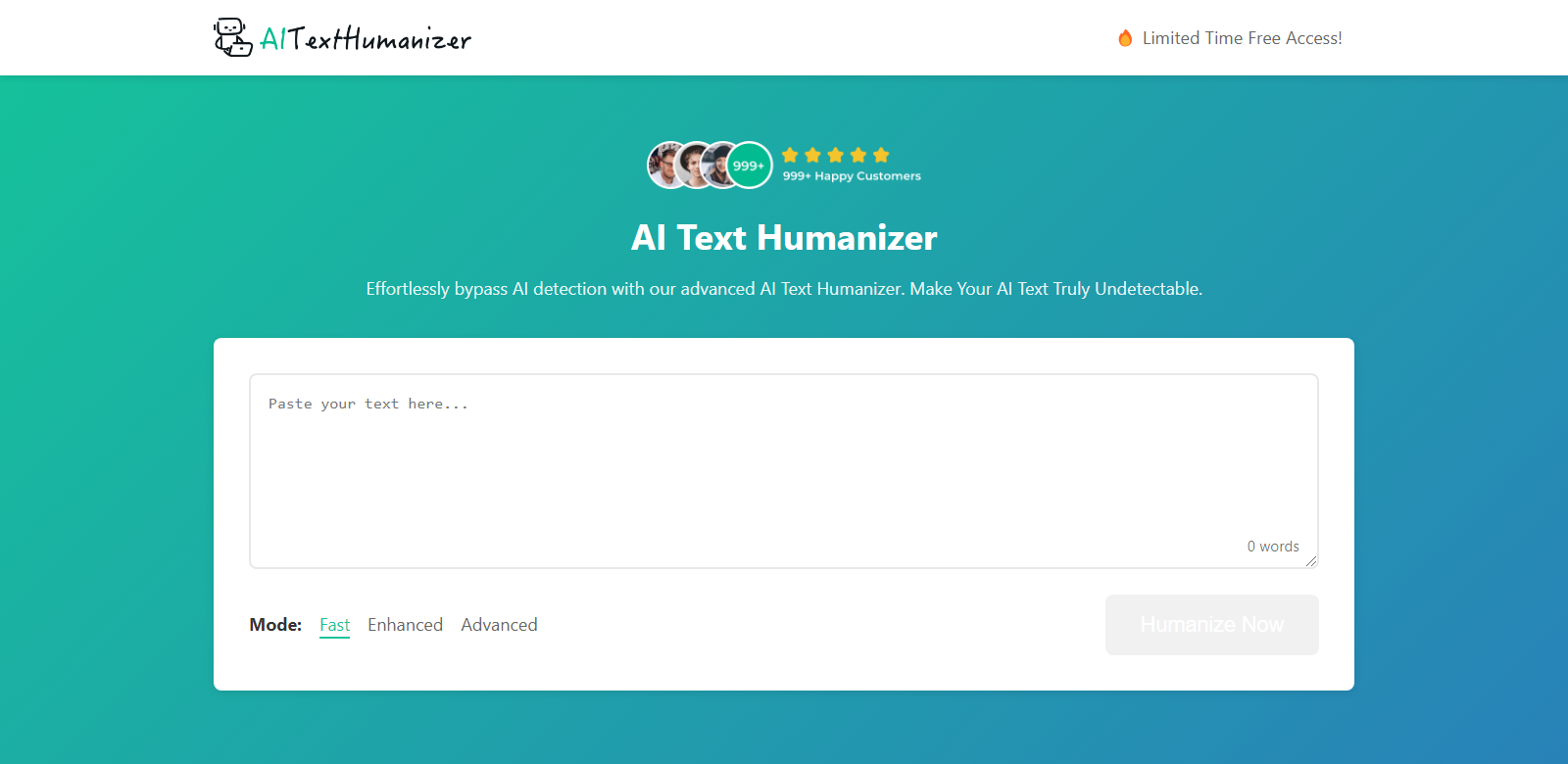 AI Text Humanizer screenshot