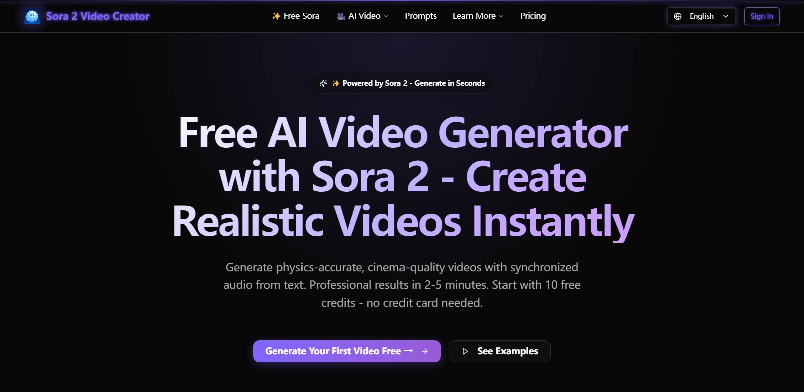 aisora2.com screenshot
