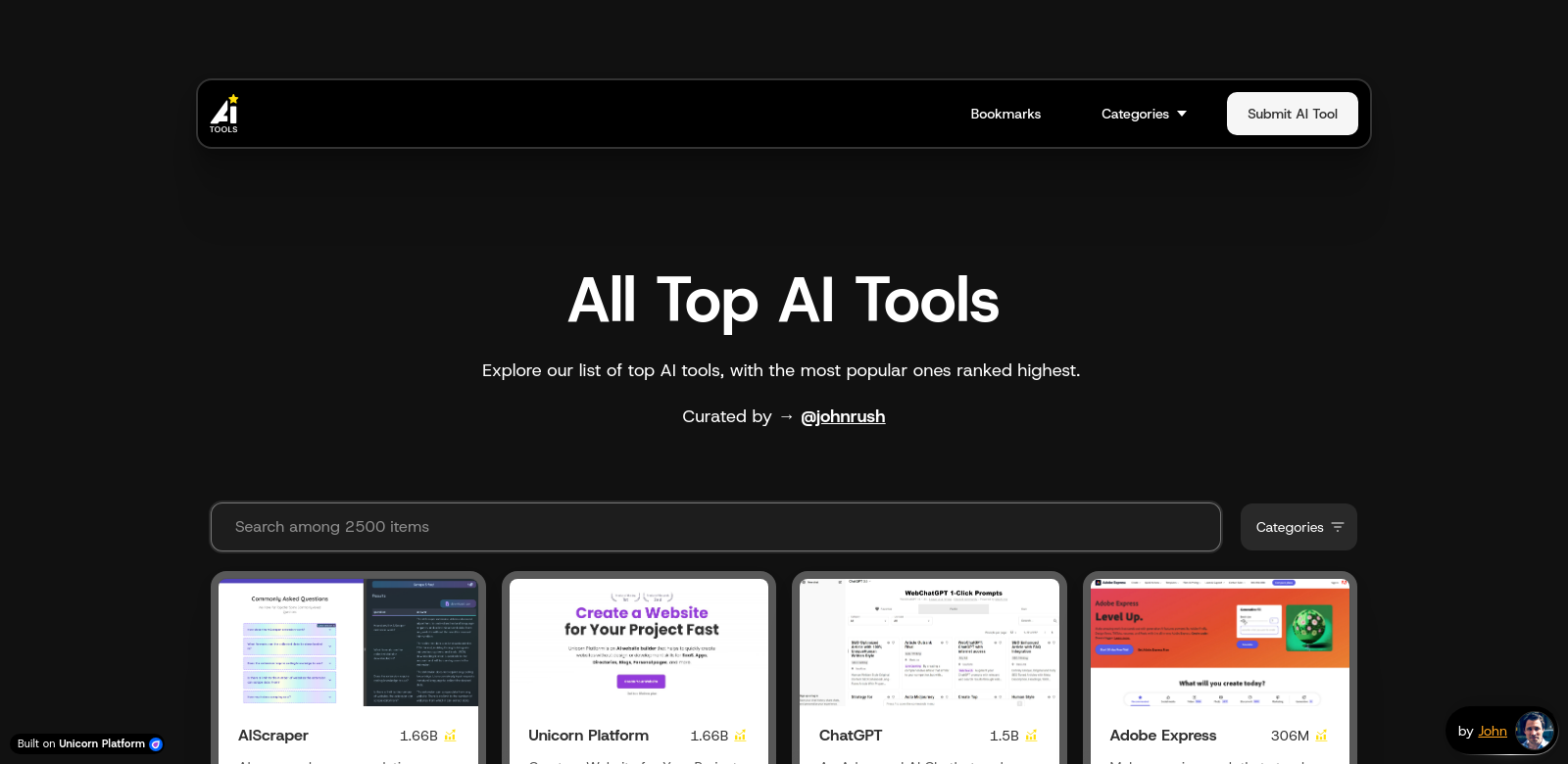 All Top AI Tools screenshot