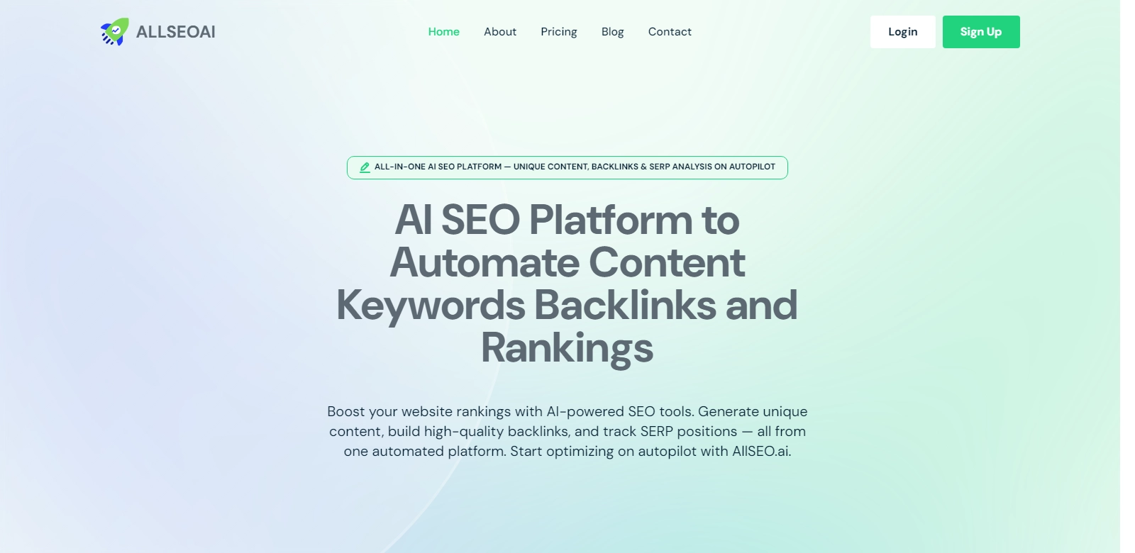 Allseo.ai - AI SEO Platform screenshot