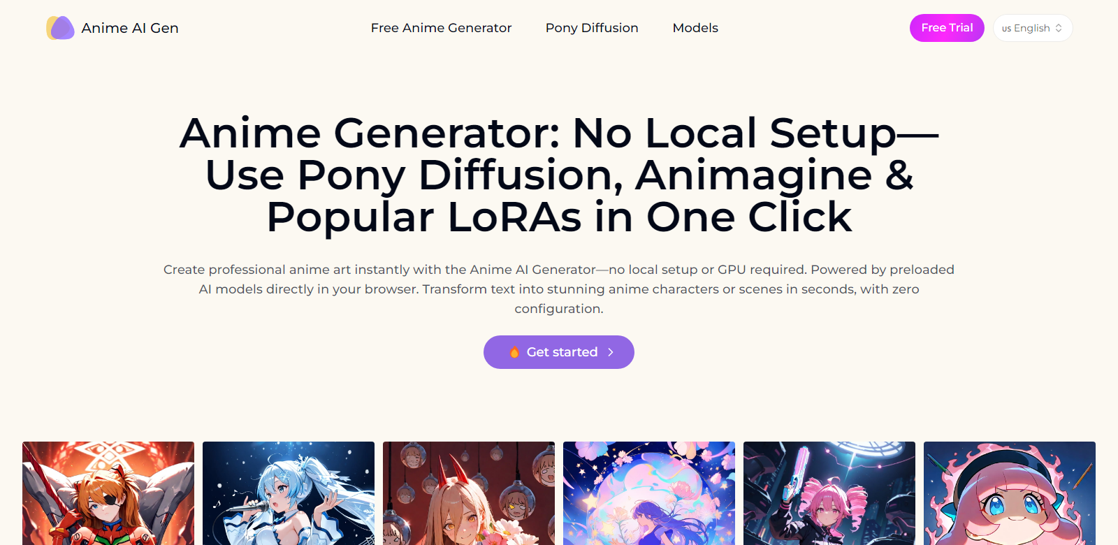 Anime AI Generator screenshot