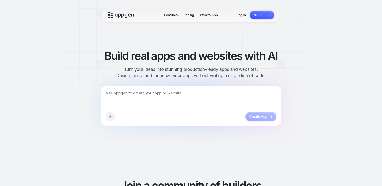 AppGen screenshot