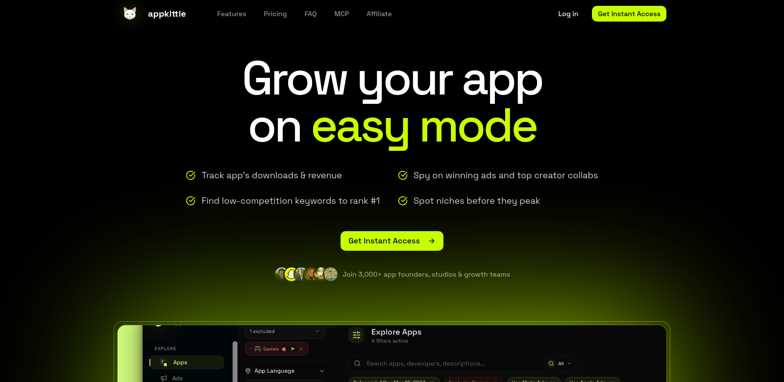 Appkittie screenshot