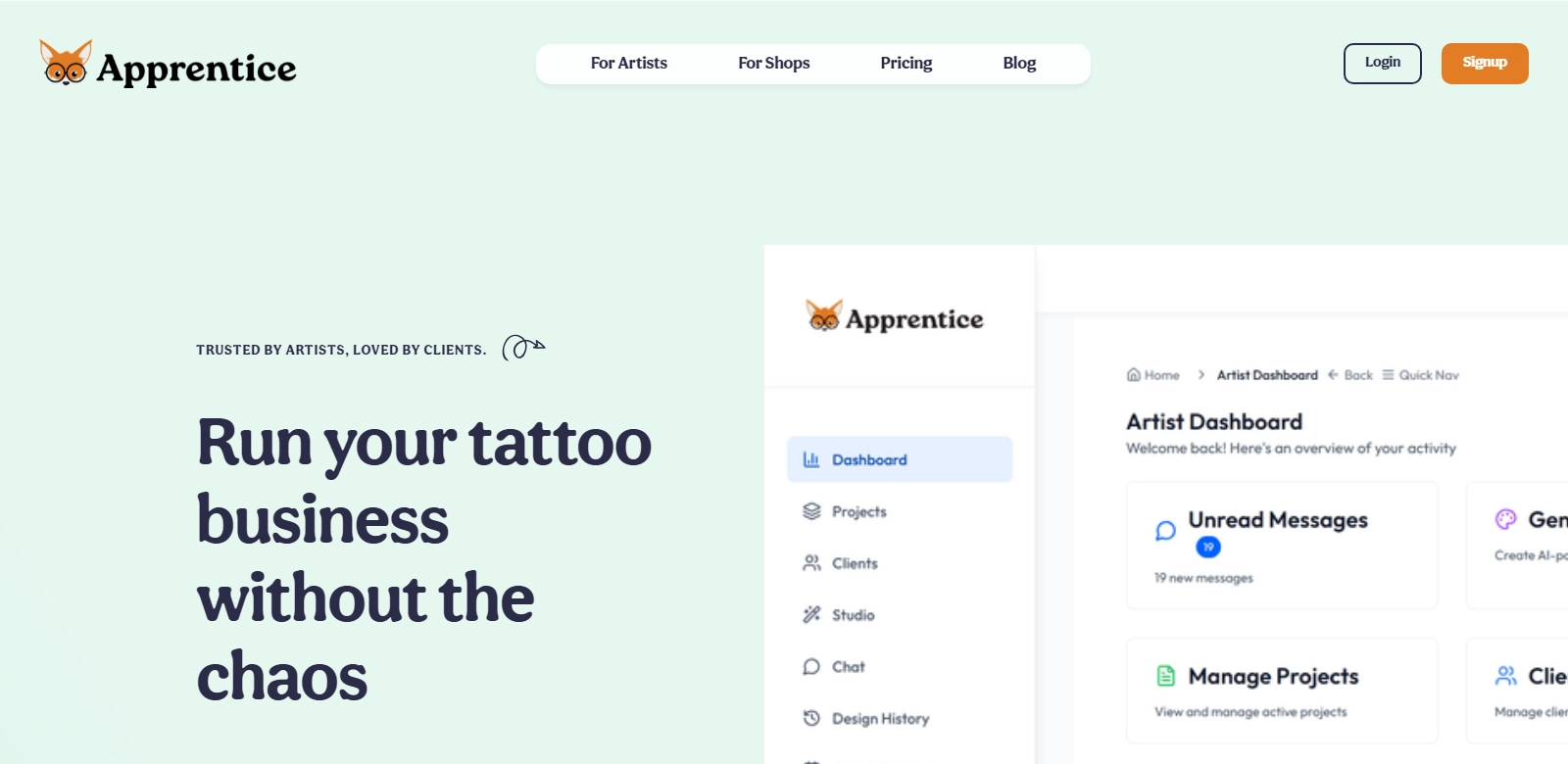 Apprentice screenshot