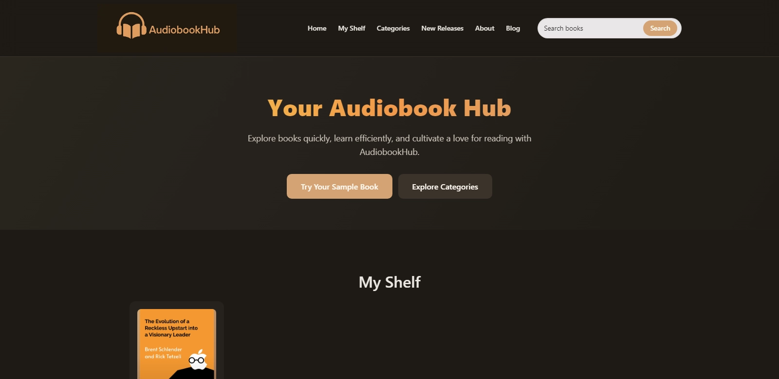 AudiobookHub screenshot
