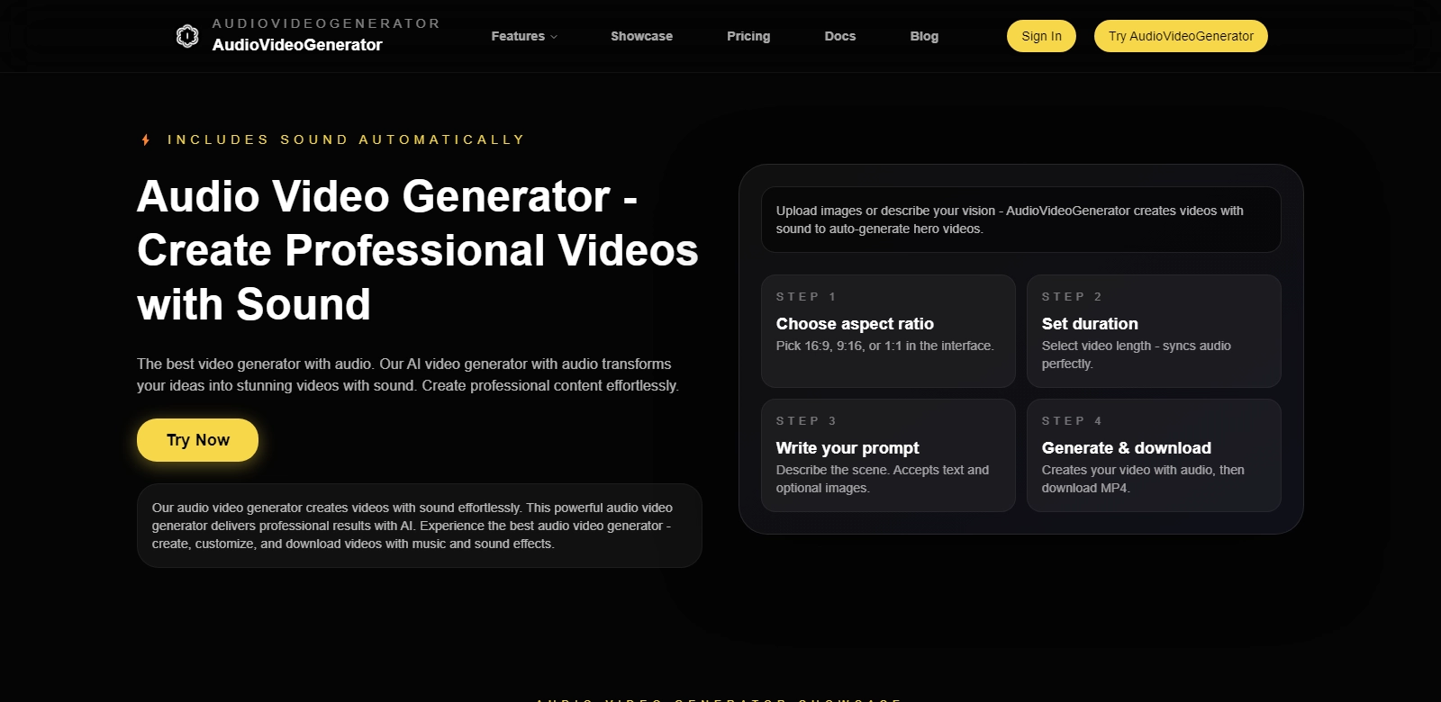 AudioVideoGenerator screenshort