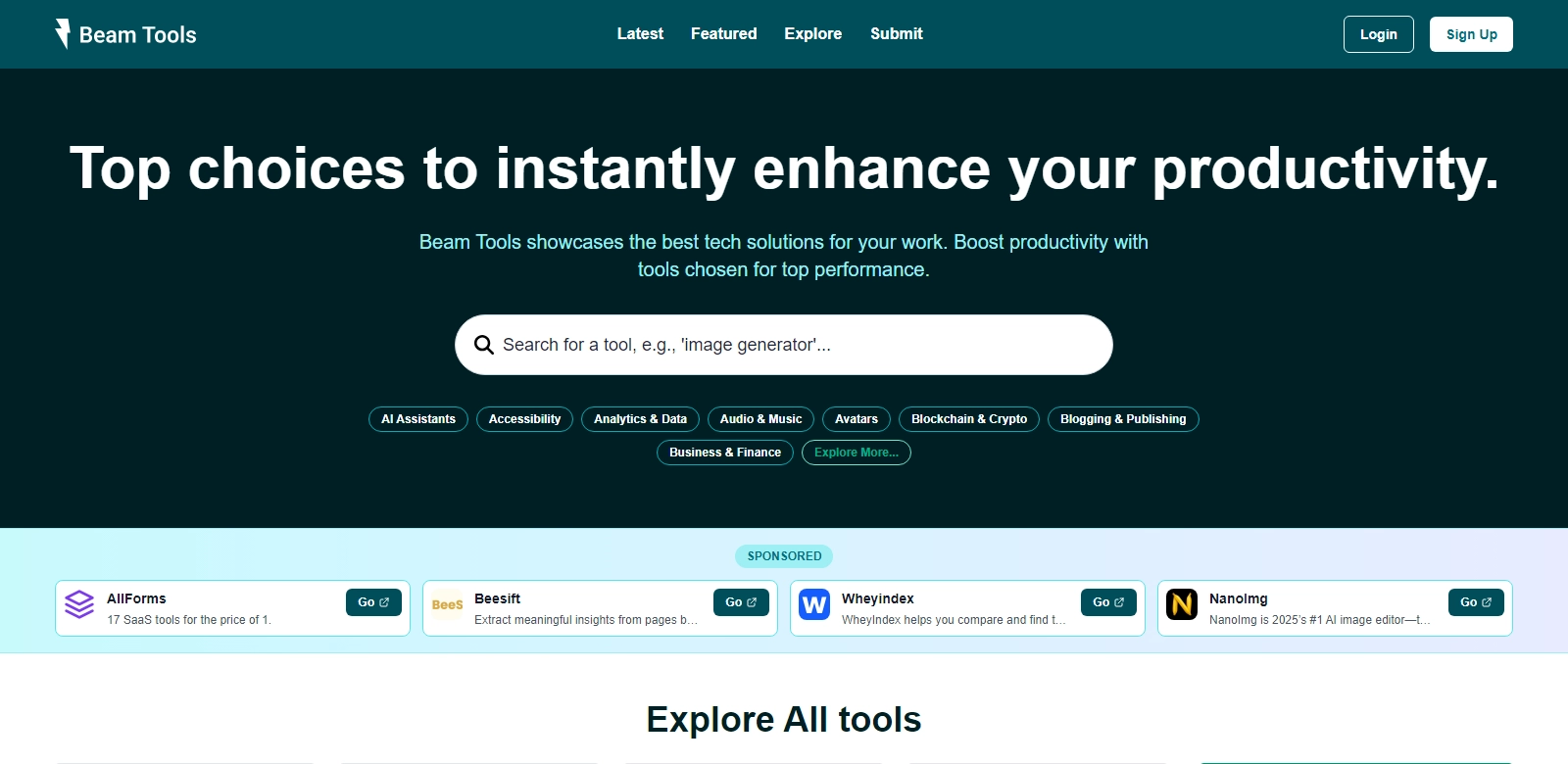 Beam Tools screenshot