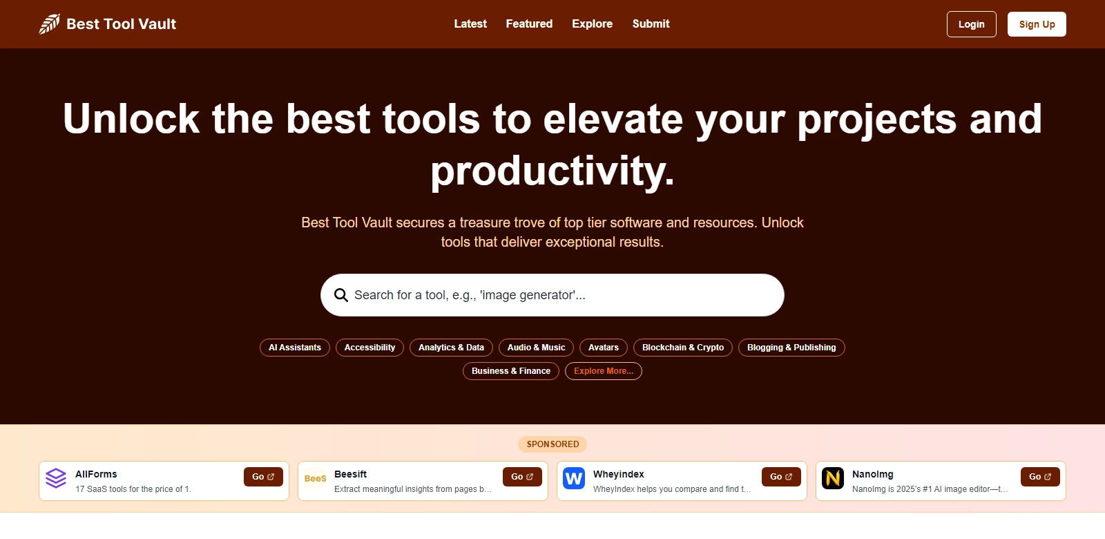 Best Tool Vault screenshort