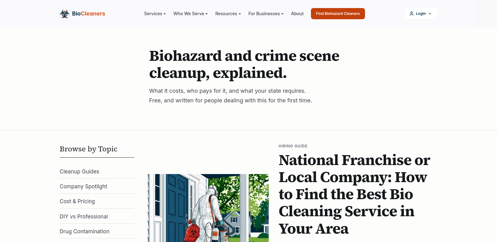 biocleanersdirectory screenshot