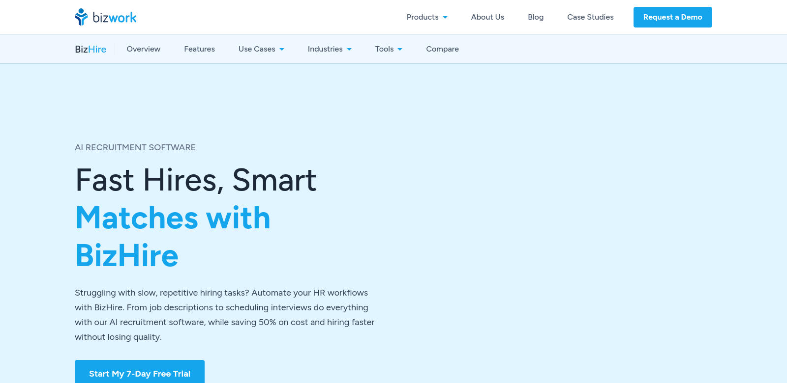 BizHire screenshot