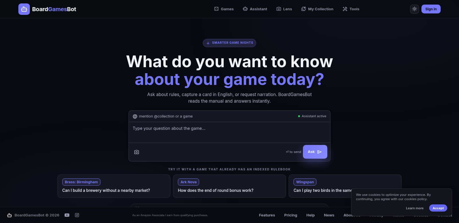 Board Games Bot screenshot