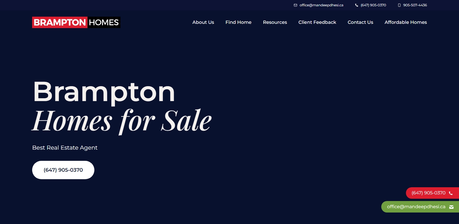 Brampton Homes screenshort