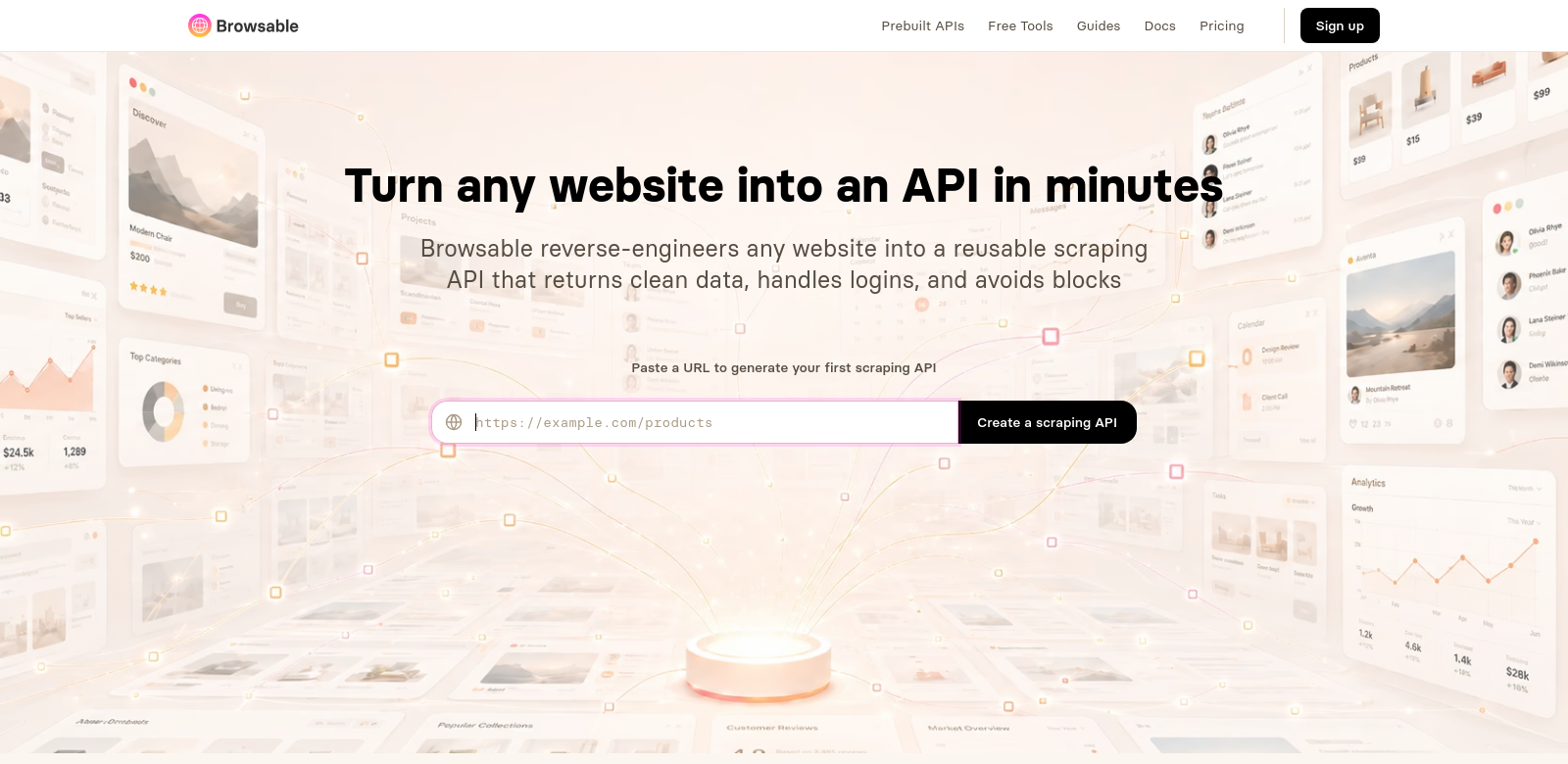 Browsable screenshot
