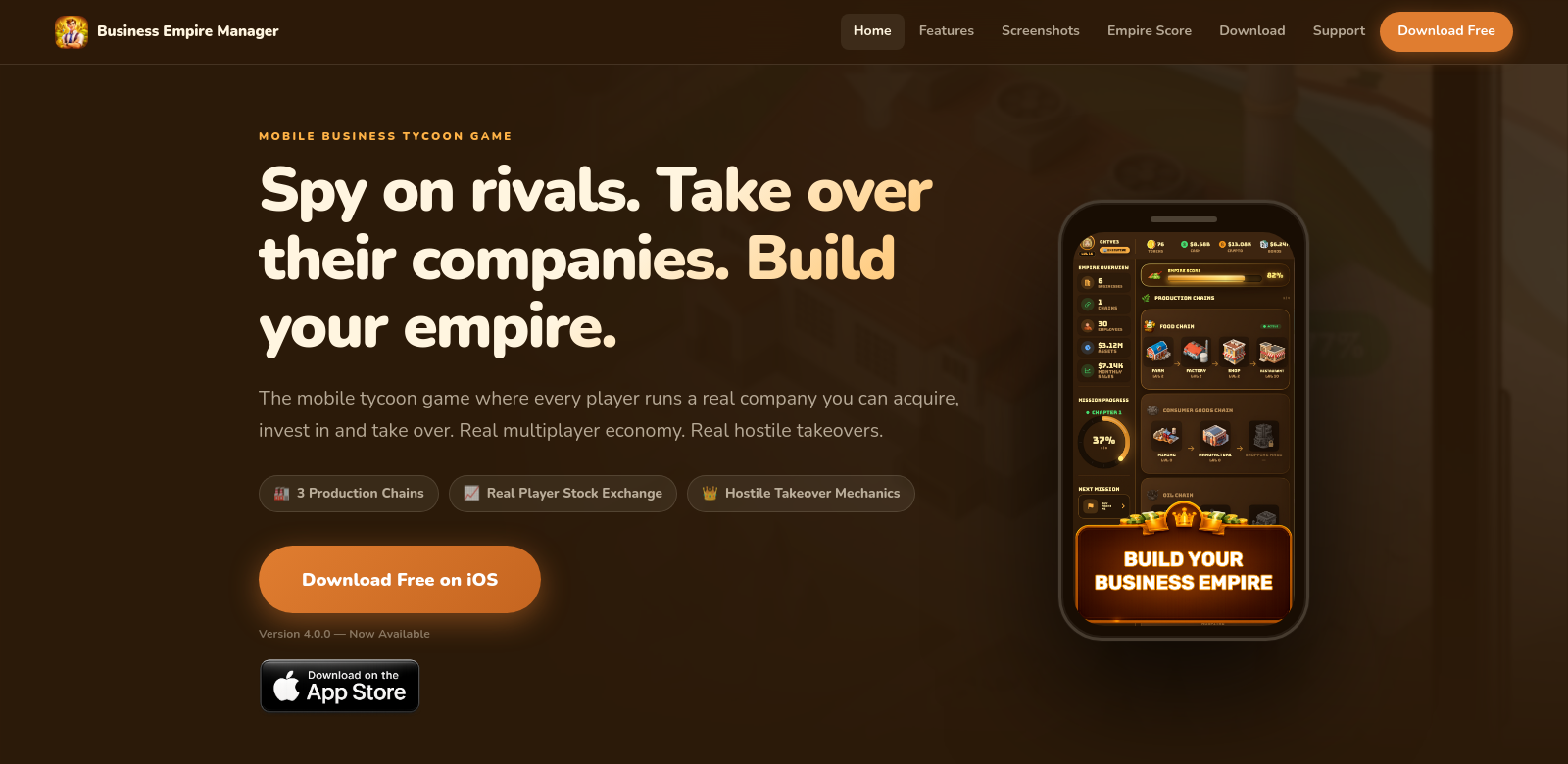 Business Empire Manager screenshot