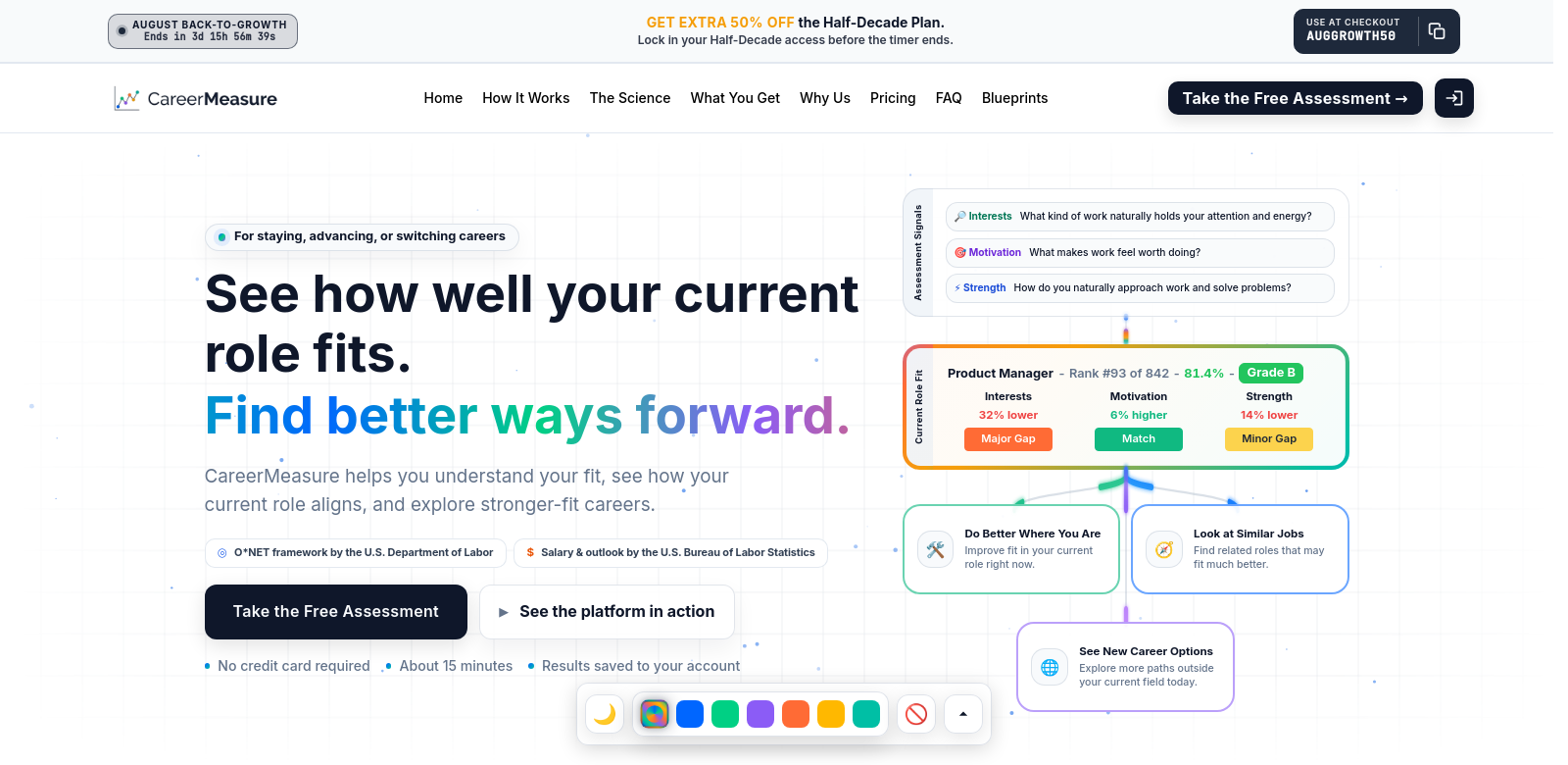 CareerMeasure screenshot