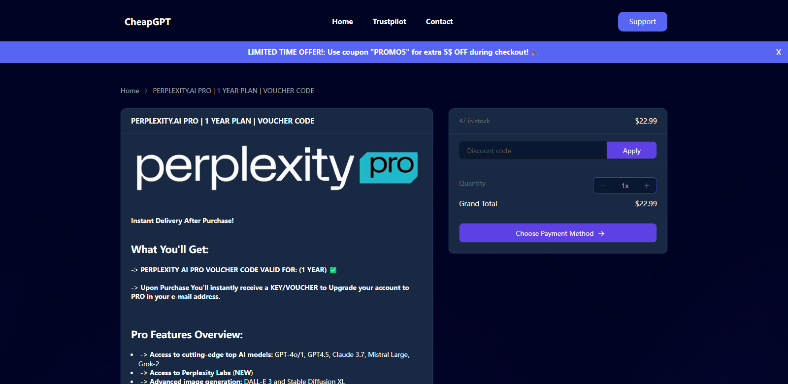 CheapGPT screenshot