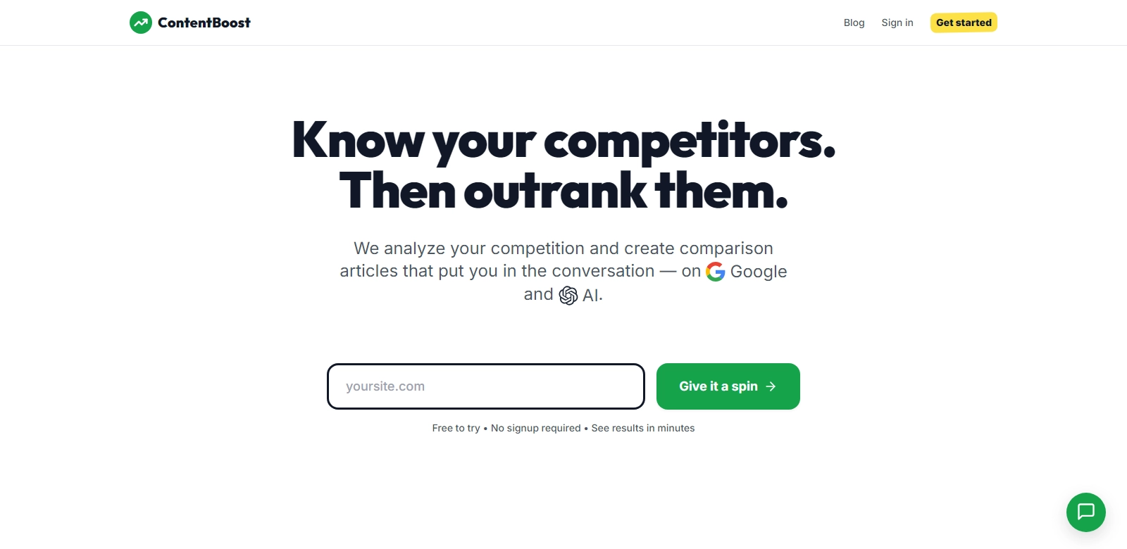 ContentBoost screenshort