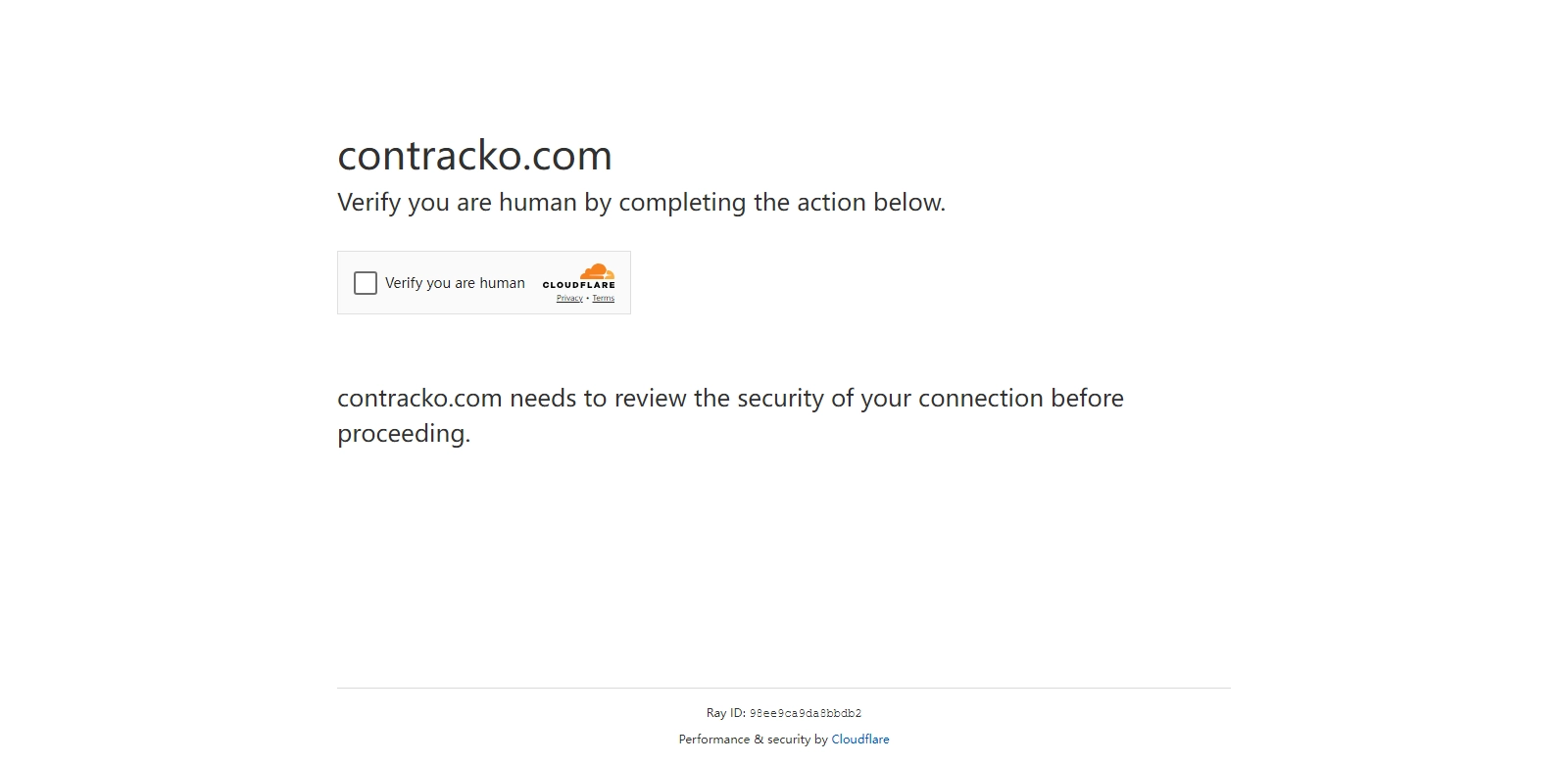Contracko screenshort