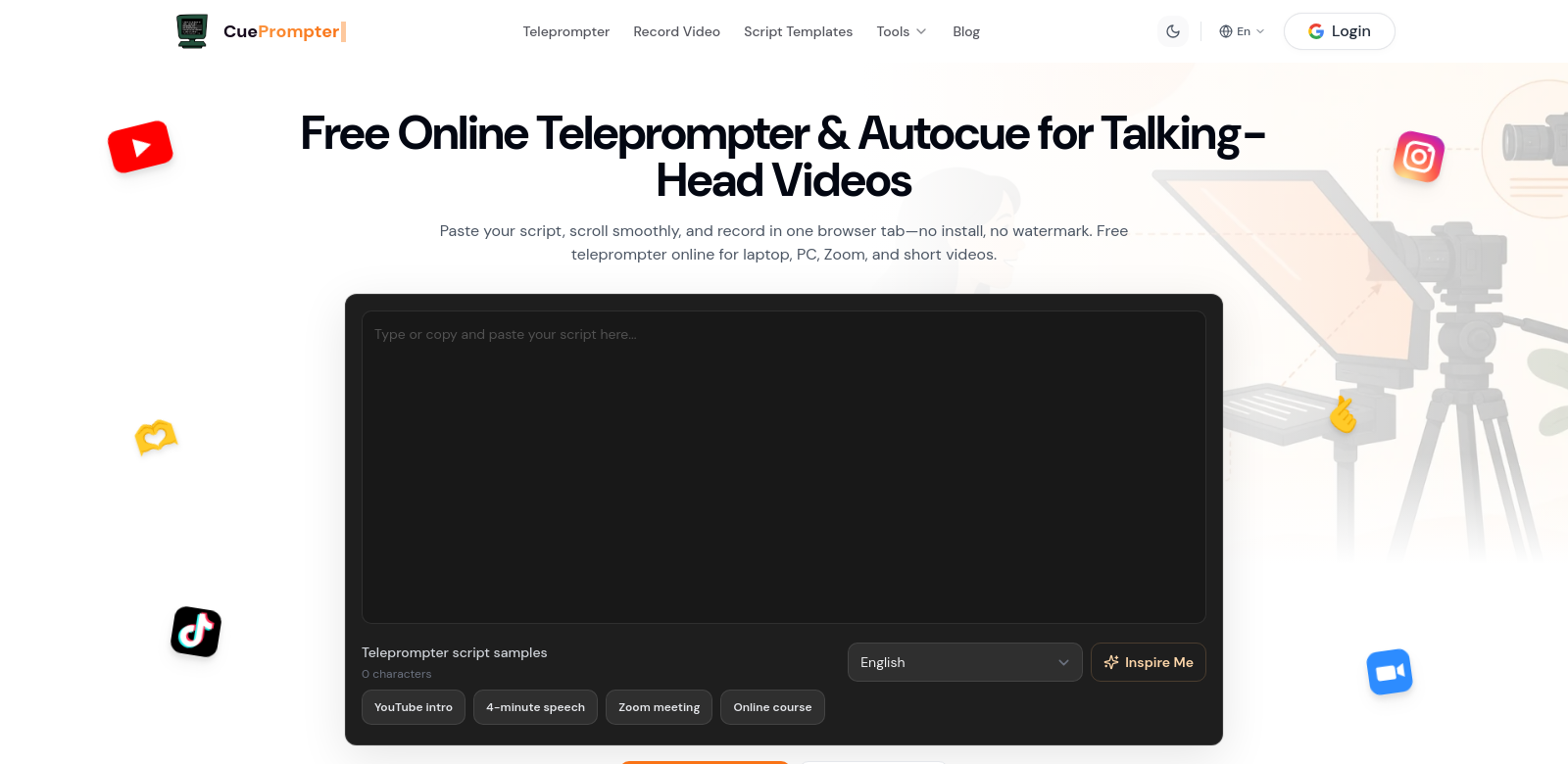 CuePrompter screenshot
