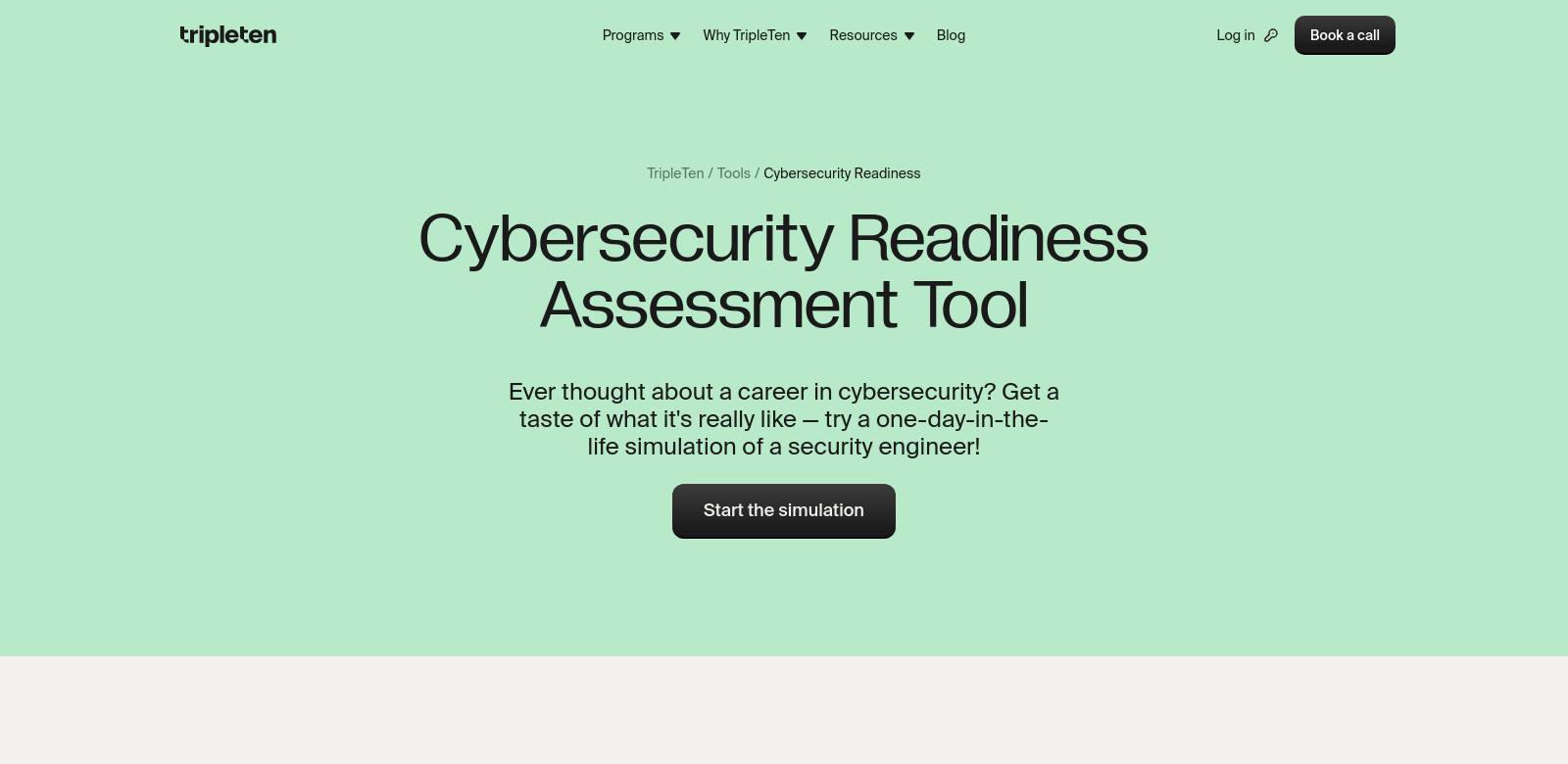 Cybersecurity Readiness Game screenshot