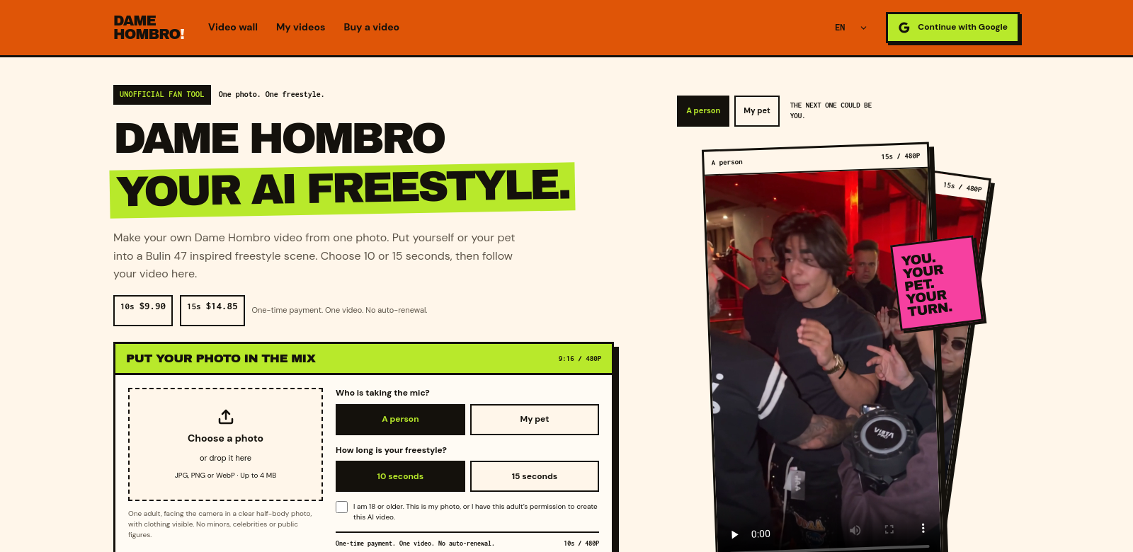 Dame Hombro screenshot