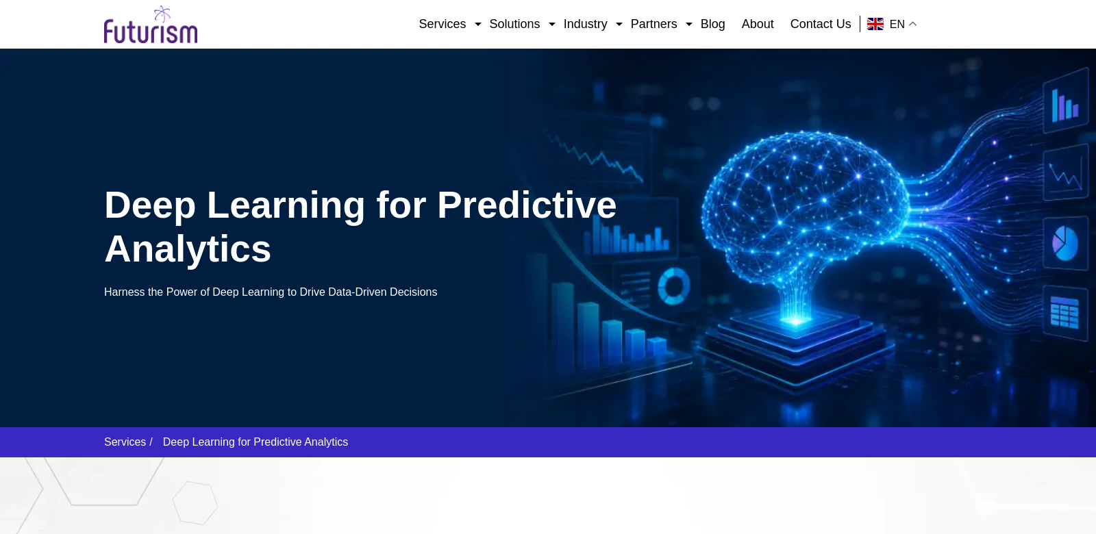 Deep Learning for Predictive Analytics Service screenshot