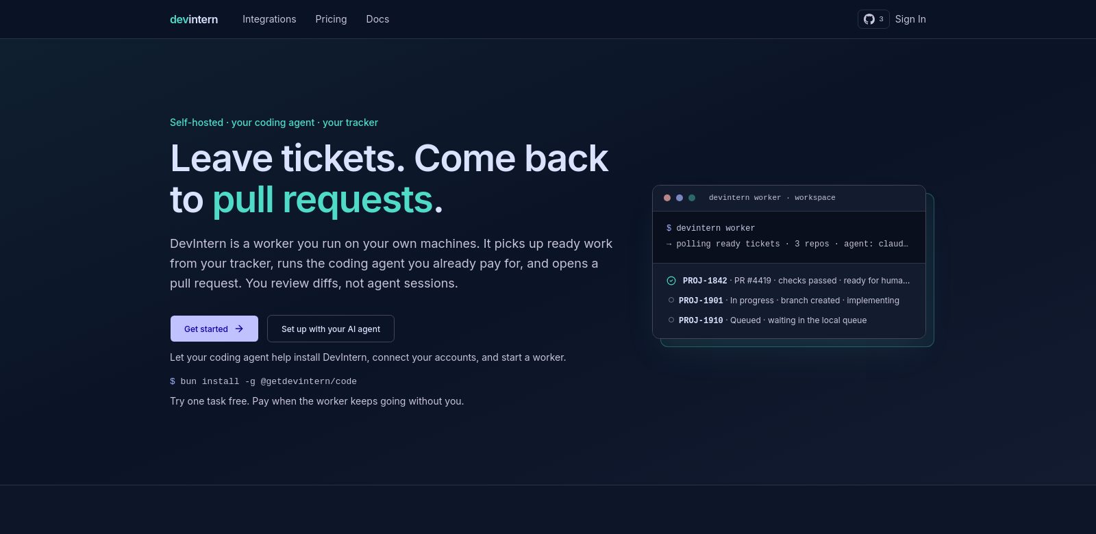 devintern screenshot