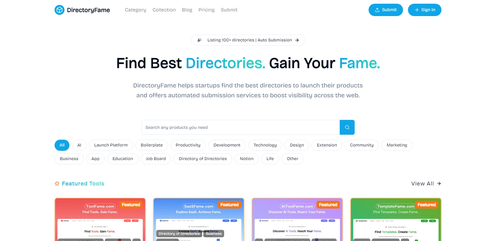 DirectoryFame screenshort