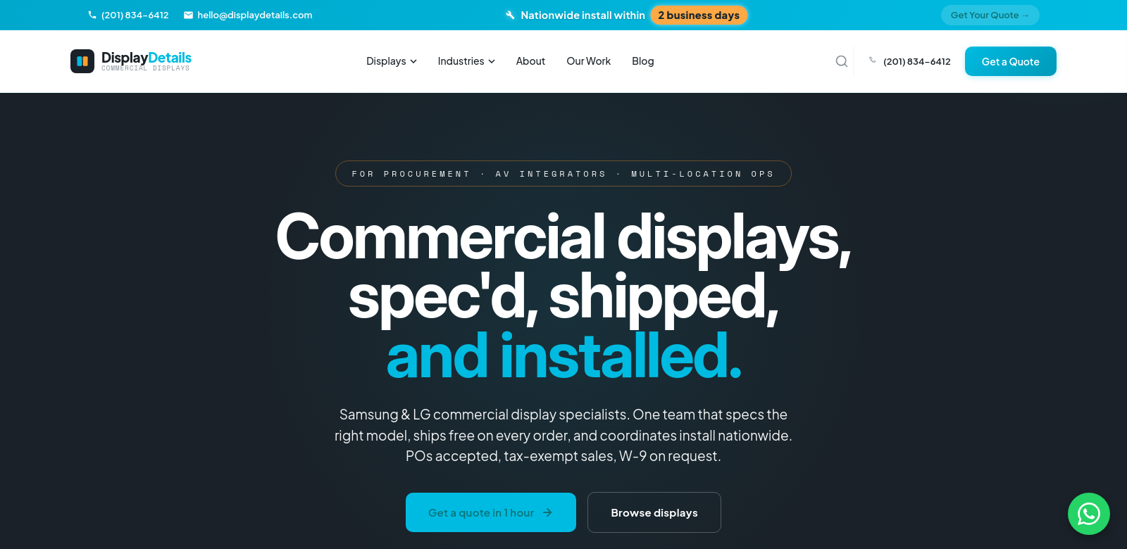 DisplayDetails screenshot