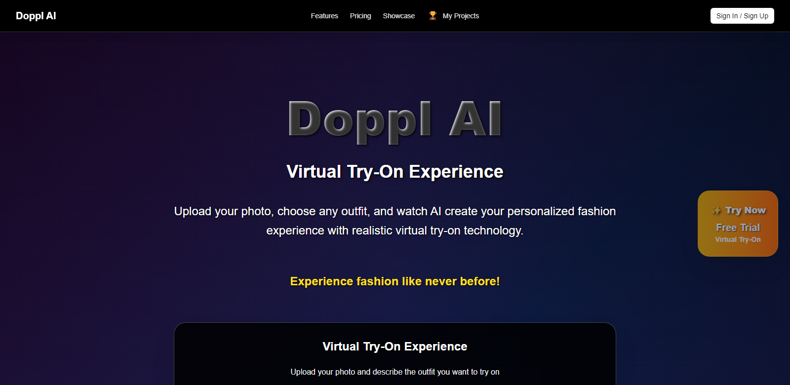 Doppl AI screenshot