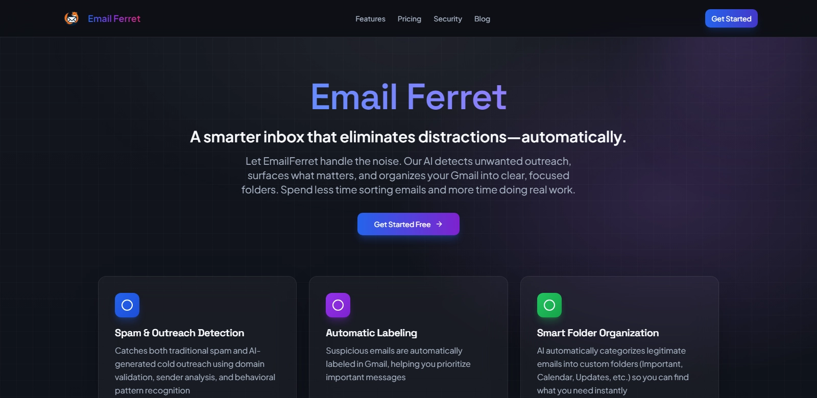 Email Ferret screenshort