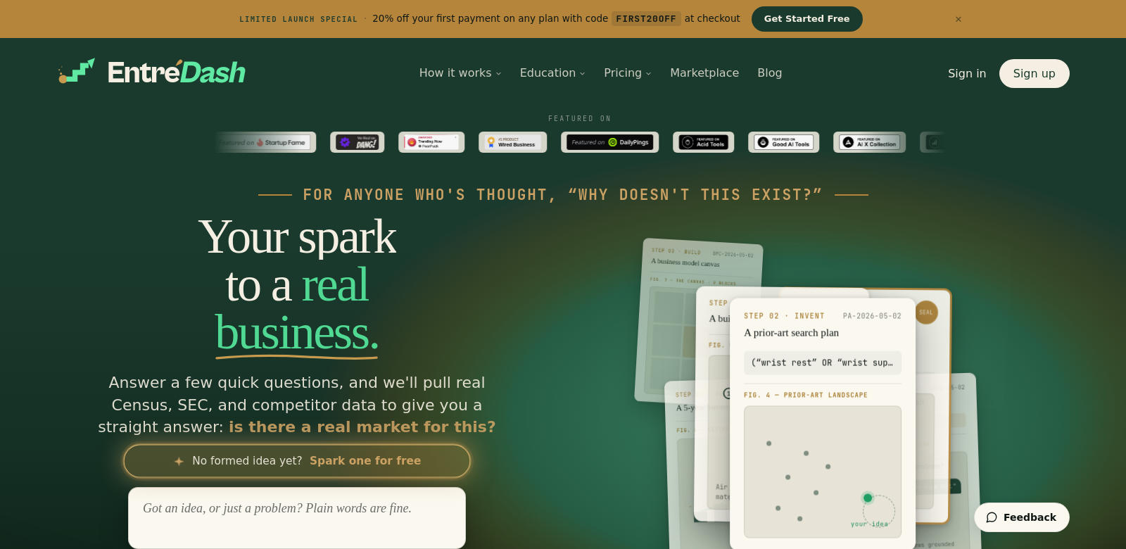 EntreDash screenshot