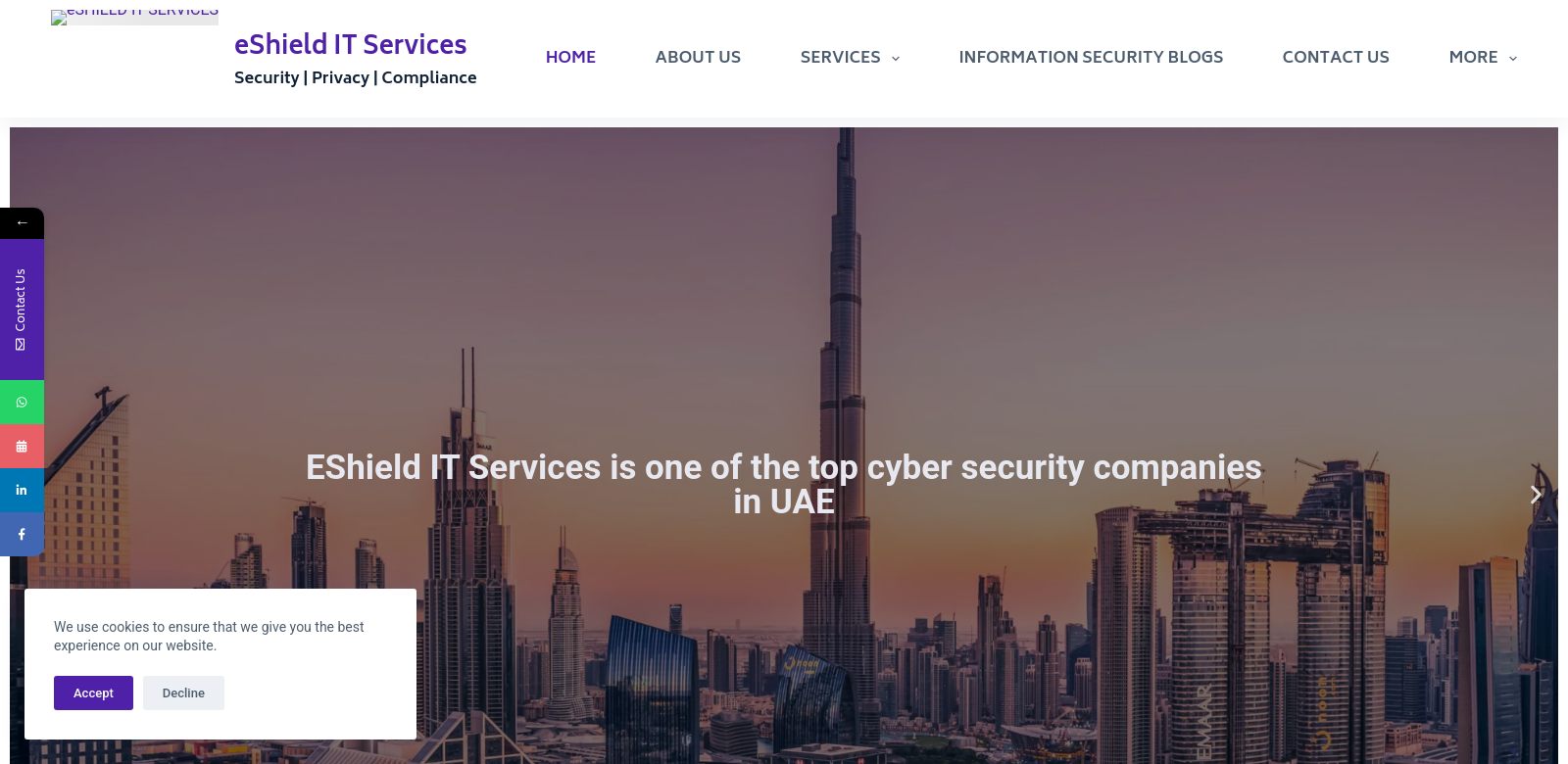 eshield it services screenshot