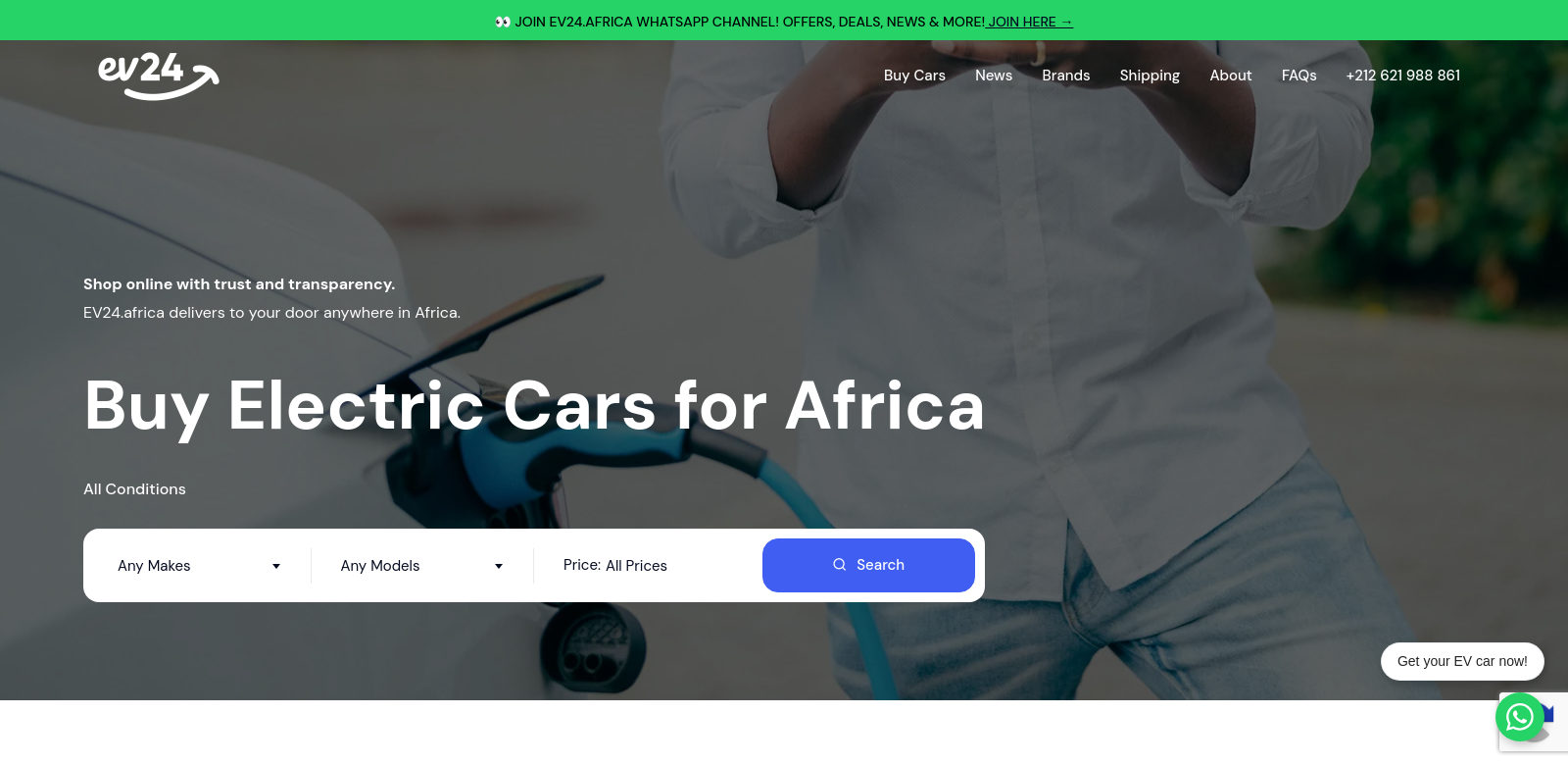 EV24.africa screenshot